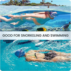 Premium Frameless Silicone Snorkel Mask Set