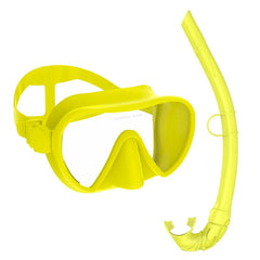 Premium Frameless Silicone Snorkel Mask Set