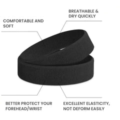 Premium Stretch Sports Headband – Sweatproof & Unisex