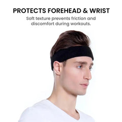 Premium Stretch Sports Headband – Sweatproof & Unisex
