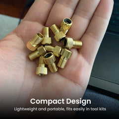 French to American Valve Adapter – Pure Copper