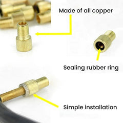 French to American Valve Adapter – Pure Copper