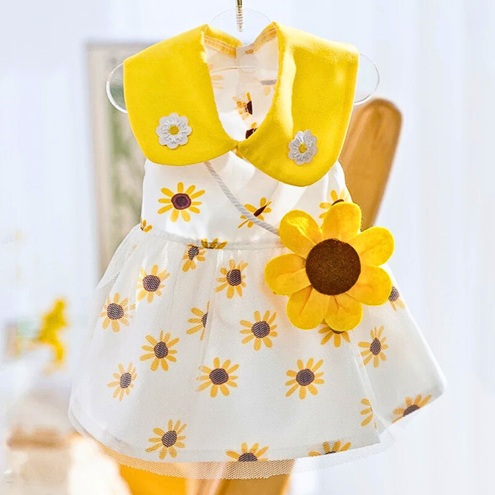 Cute Princess Dog Dress Summer Pet Skirt