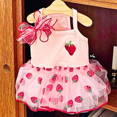 Cute Princess Dog Dress Summer Pet Skirt