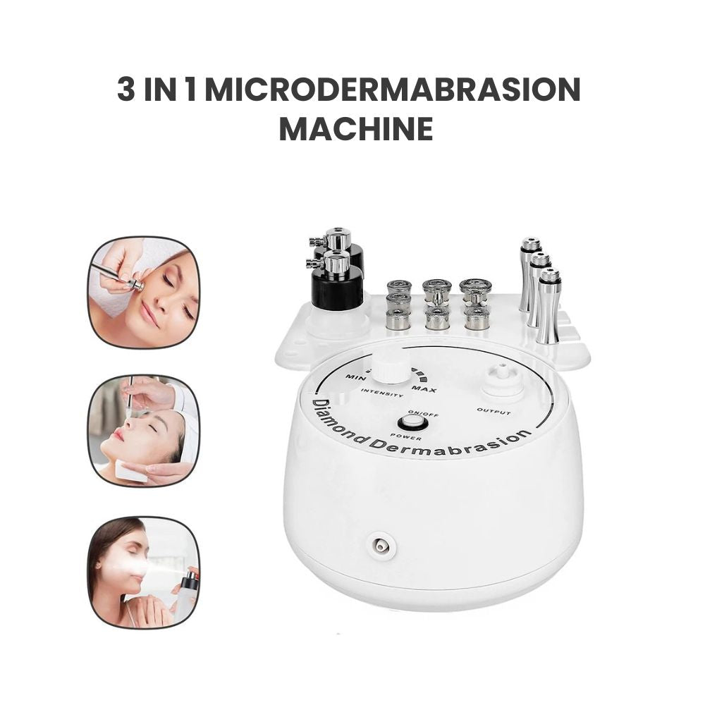 Pro Hydra Microdermabrasion Facial Vacuum Machine - 3 in 1