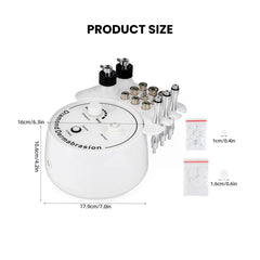 Pro Hydra Microdermabrasion Facial Vacuum Machine - size