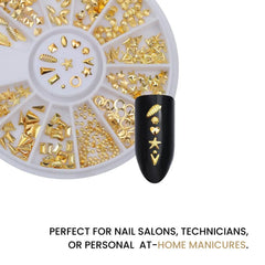 Pro Nail Art Gems Glitter Rhinestones Beads Decoration Kit