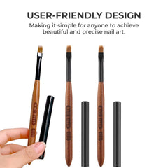 Pro Nail Art Brush: Gradient, Ombre & Flower Designs