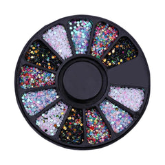 Pro Nail Art Gems Glitter Rhinestones Beads Decoration Kit