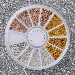Pro Nail Art Gems Glitter Rhinestones Beads Decoration Kit