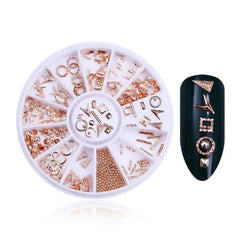 Pro Nail Art Gems Glitter Rhinestones Beads Decoration Kit