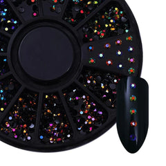 Pro Nail Art Gems Glitter Rhinestones Beads Decoration Kit
