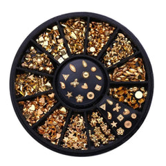 Pro Nail Art Gems Glitter Rhinestones Beads Decoration Kit