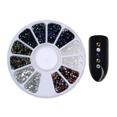 Pro Nail Art Gems Glitter Rhinestones Beads Decoration Kit