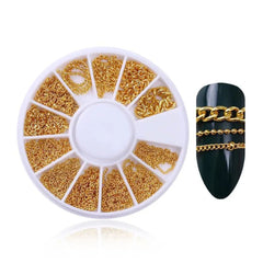 Pro Nail Art Gems Glitter Rhinestones Beads Decoration Kit