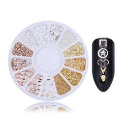 Pro Nail Art Gems Glitter Rhinestones Beads Decoration Kit