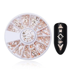 Pro Nail Art Gems Glitter Rhinestones Beads Decoration Kit