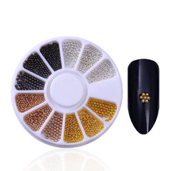 Pro Nail Art Gems Glitter Rhinestones Beads Decoration Kit