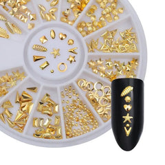 Pro Nail Art Gems Glitter Rhinestones Beads Decoration Kit