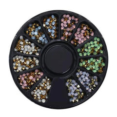 Pro Nail Art Gems Glitter Rhinestones Beads Decoration Kit