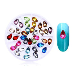 Pro Nail Art Gems Glitter Rhinestones Beads Decoration Kit