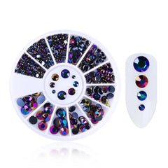 Pro Nail Art Gems Glitter Rhinestones Beads Decoration Kit