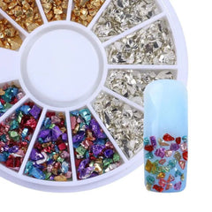 Pro Nail Art Gems Glitter Rhinestones Beads Decoration Kit