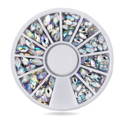 Pro Nail Art Gems Glitter Rhinestones Beads Decoration Kit