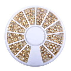 Pro Nail Art Gems Glitter Rhinestones Beads Decoration Kit