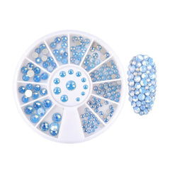 Pro Nail Art Gems Glitter Rhinestones Beads Decoration Kit