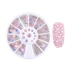 Pro Nail Art Gems Glitter Rhinestones Beads Decoration Kit