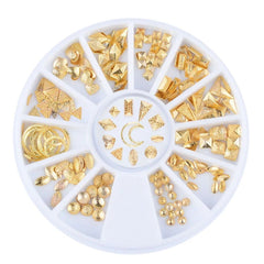Pro Nail Art Gems Glitter Rhinestones Beads Decoration Kit