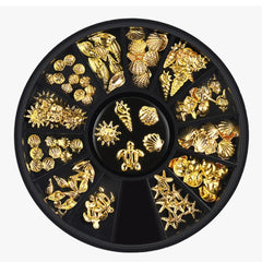 Pro Nail Art Gems Glitter Rhinestones Beads Decoration Kit