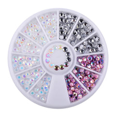 Pro Nail Art Gems Glitter Rhinestones Beads Decoration Kit
