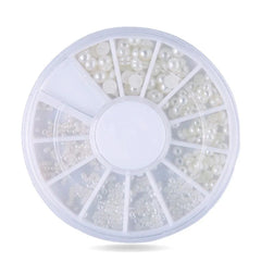 Pro Nail Art Gems Glitter Rhinestones Beads Decoration Kit