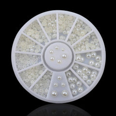 Pro Nail Art Gems Glitter Rhinestones Beads Decoration Kit