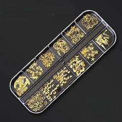 Pro Nail Art Gems Glitter Rhinestones Beads Decoration Kit