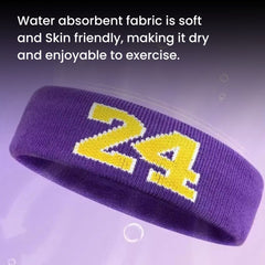 Pro Sports Sweatband Headband for Men & Women