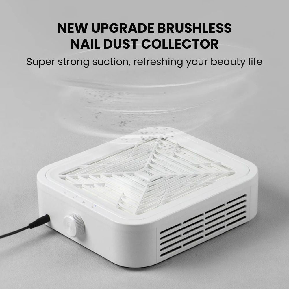 Professional 120W Nail Dust Remover with Adjustable Speed - nail dust collector