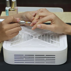 Professional 120W Nail Dust Remover with Adjustable Speed