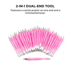 Professional Cuticle Trimmer & Pusher for Nail Care