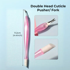 Professional Cuticle Trimmer & Pusher for Nail Care