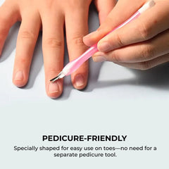 Professional Cuticle Trimmer & Pusher for Nail Care