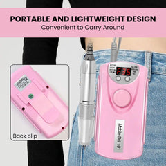 Professional Rechargeable Electric Nail Drill Machine - easy to carry