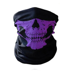 Skull Face Mask Neck Gaiter for Motorcycle & Outdoors