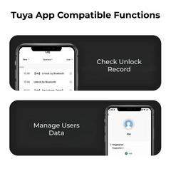 RFID Fingerprint Smart Door Lock — Tuya App Control