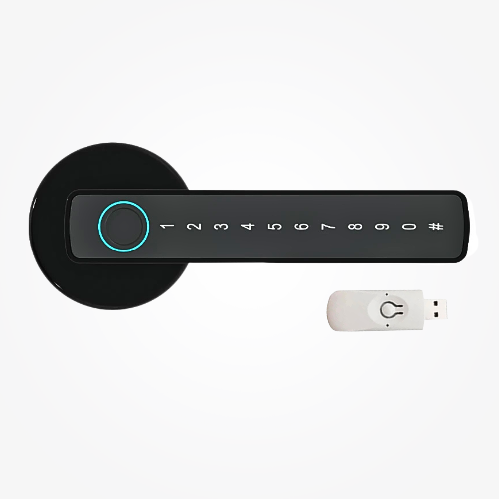 RFID Fingerprint Smart Door Lock — Tuya App Control