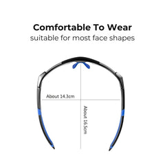 Cycling Sunglasses UV400 Polarized with 5 Interchangeable Lenses
