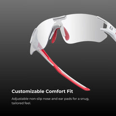 Cycling Sunglasses UV400 Polarized with 5 Interchangeable Lenses