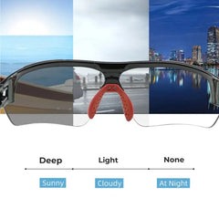 Cycling Sunglasses UV400 Polarized with 5 Interchangeable Lenses